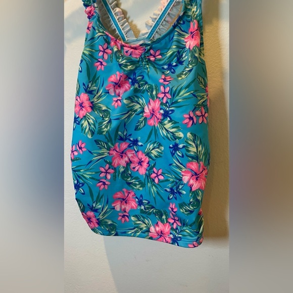 Lands’ End girls size large 10-13 tankini swim top - Picture 4 of 6